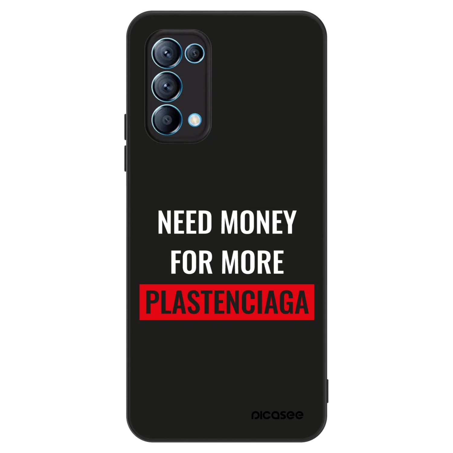 Picasee ULTIMATE CASE für OPPO Reno 5 5G - More PLASTENCIAGA