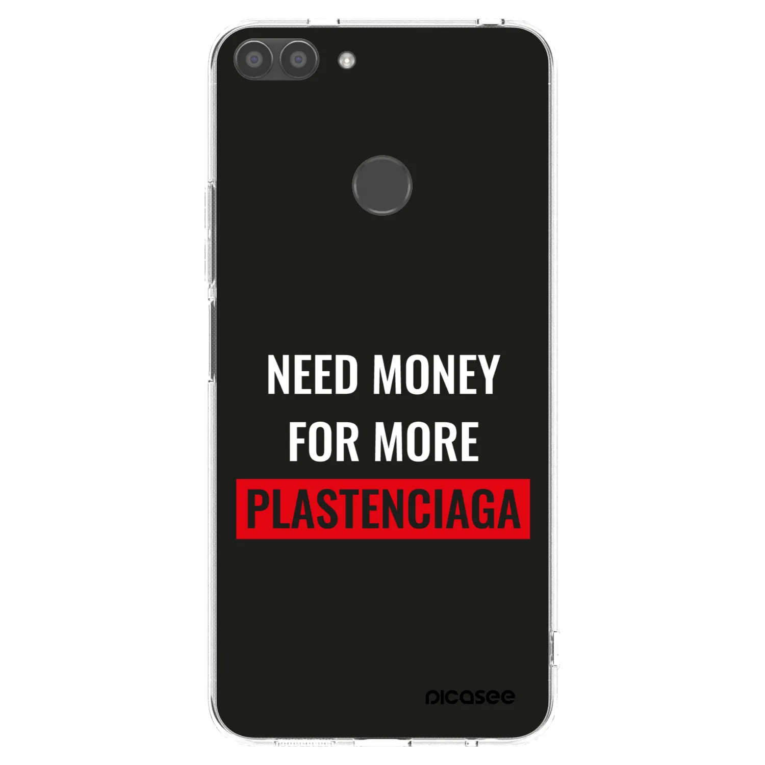 Picasee Huawei P Smart Hülle - Transparentes Silikon - More PLASTENCIAGA