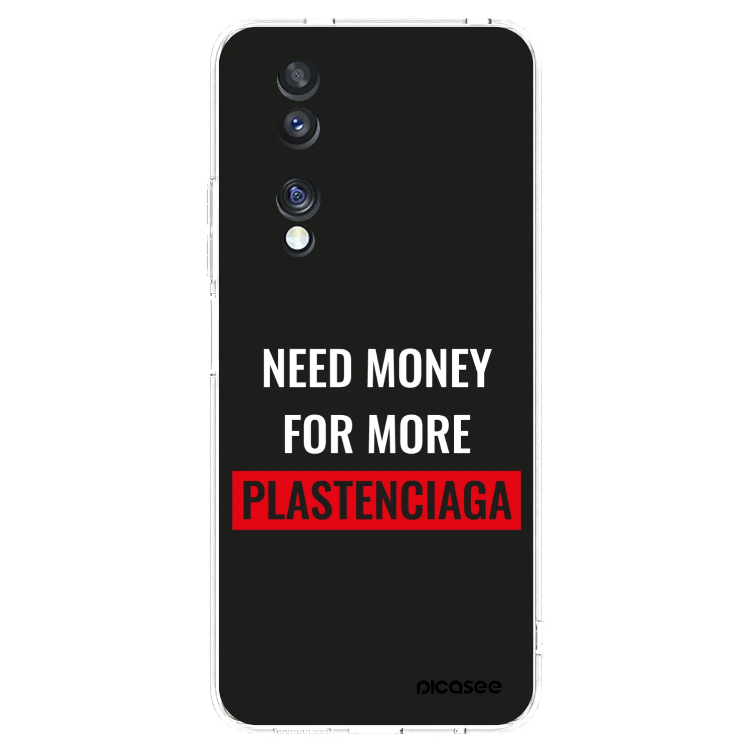 Picasee Honor 70 Hülle - Transparentes Silikon - More PLASTENCIAGA