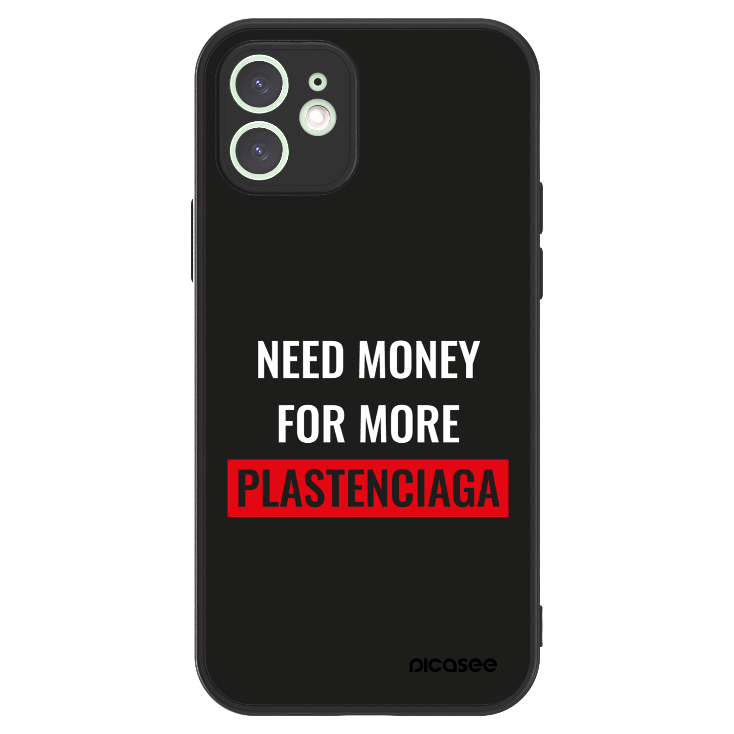 Picasee ULTIMATE CASE MagSafe für Apple iPhone 12 - More PLASTENCIAGA