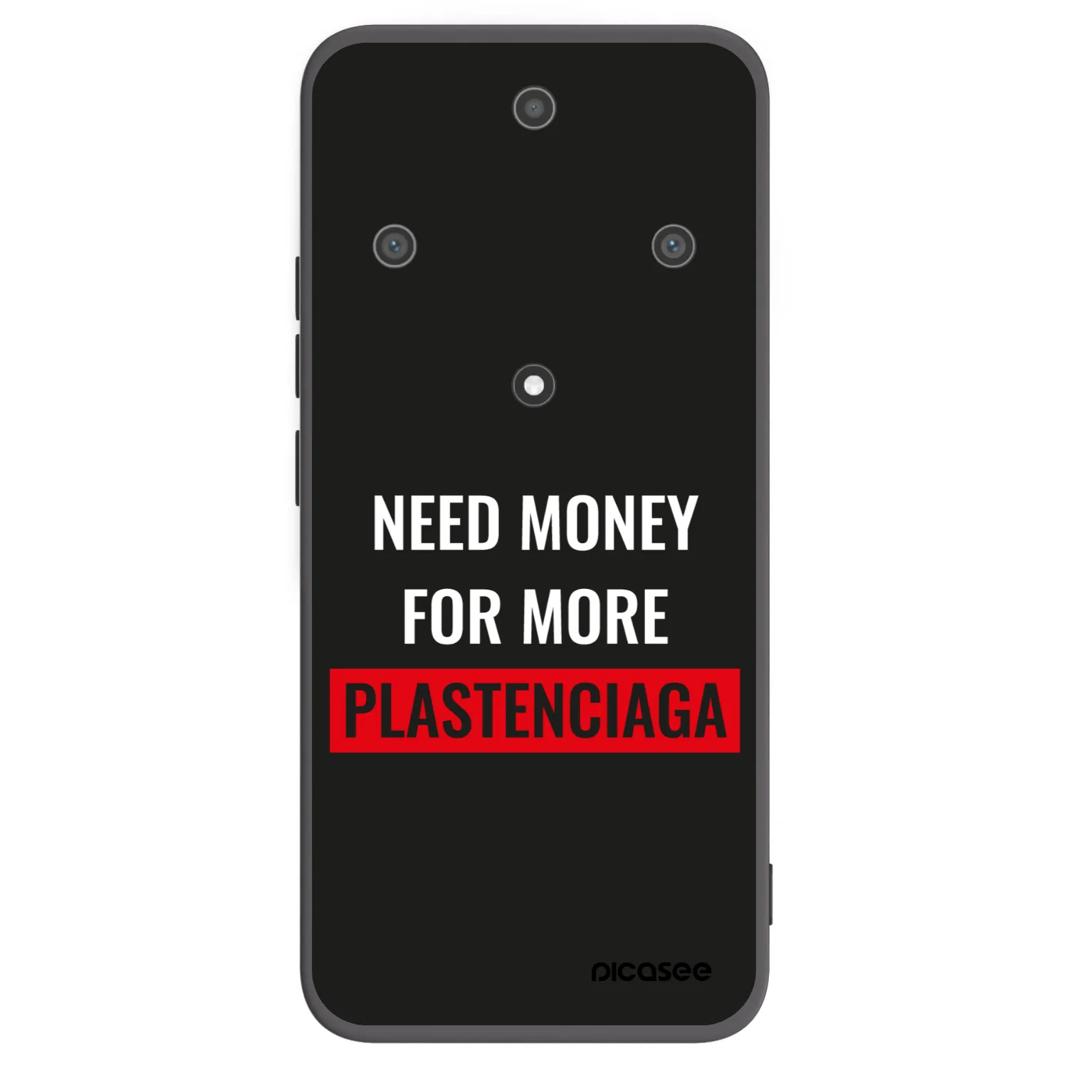 Picasee Honor Magic5 Lite 5G Hülle - Schwarzes Silikon - More PLASTENCIAGA