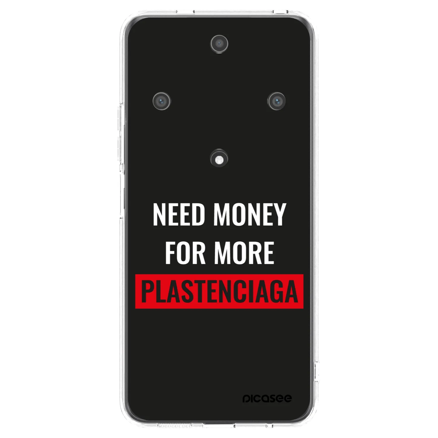 Picasee Honor Magic5 Lite 5G Hülle - Transparentes Silikon - More PLASTENCIAGA