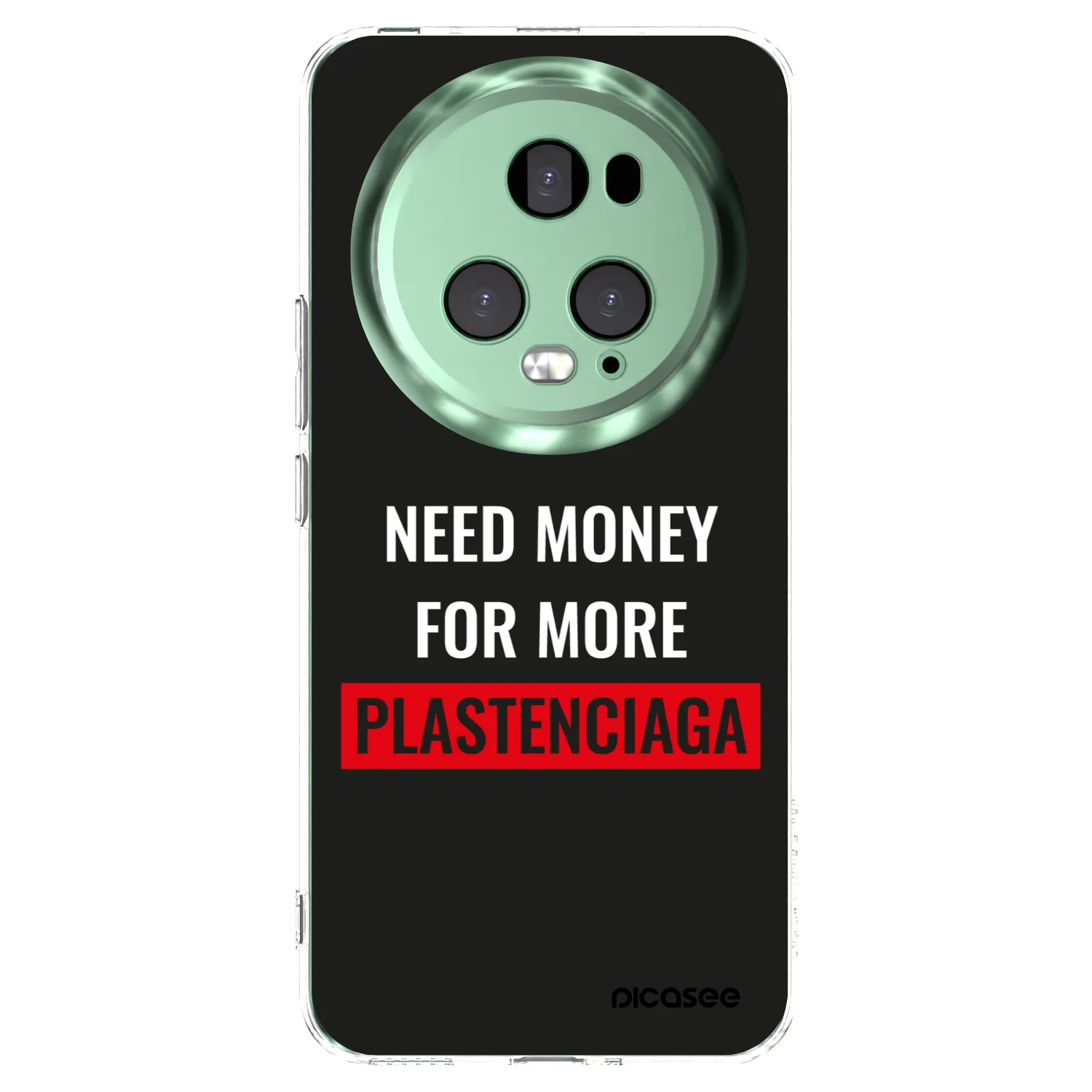 Picasee Honor Magic5 Pro Hülle - Transparentes Silikon - More PLASTENCIAGA