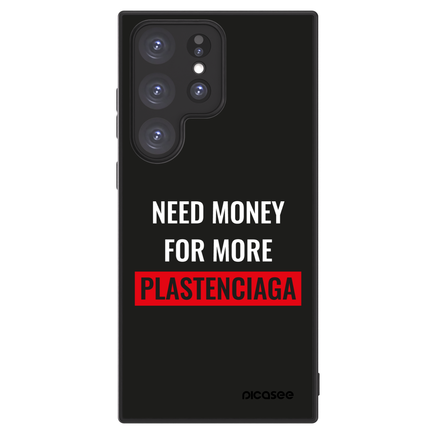 Picasee ULTIMATE CASE PowerShare für Samsung Galaxy S23 Ultra 5G - More PLASTENCIAGA