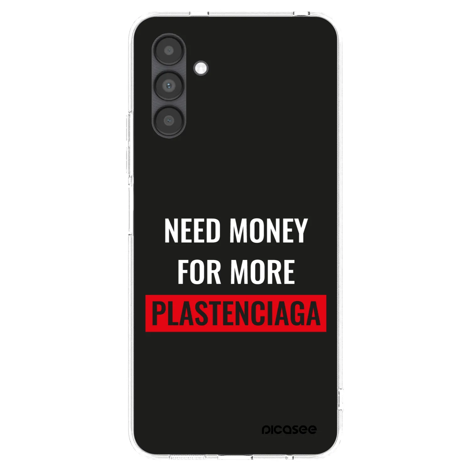 Picasee Samsung Galaxy A04s A047F Hülle - Transparentes Silikon - More PLASTENCIAGA