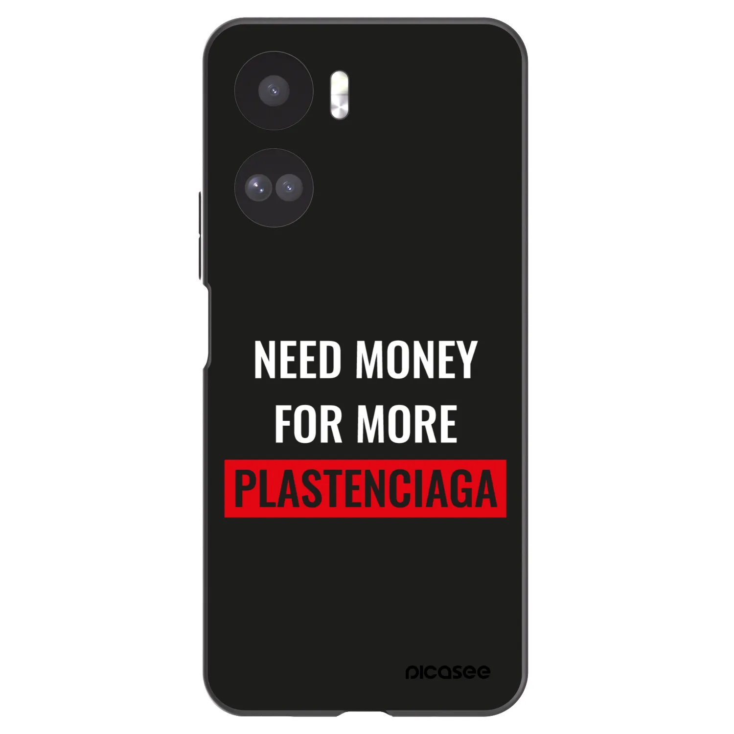 Picasee Honor 90 Lite 5G Hülle - Schwarzes Silikon - More PLASTENCIAGA