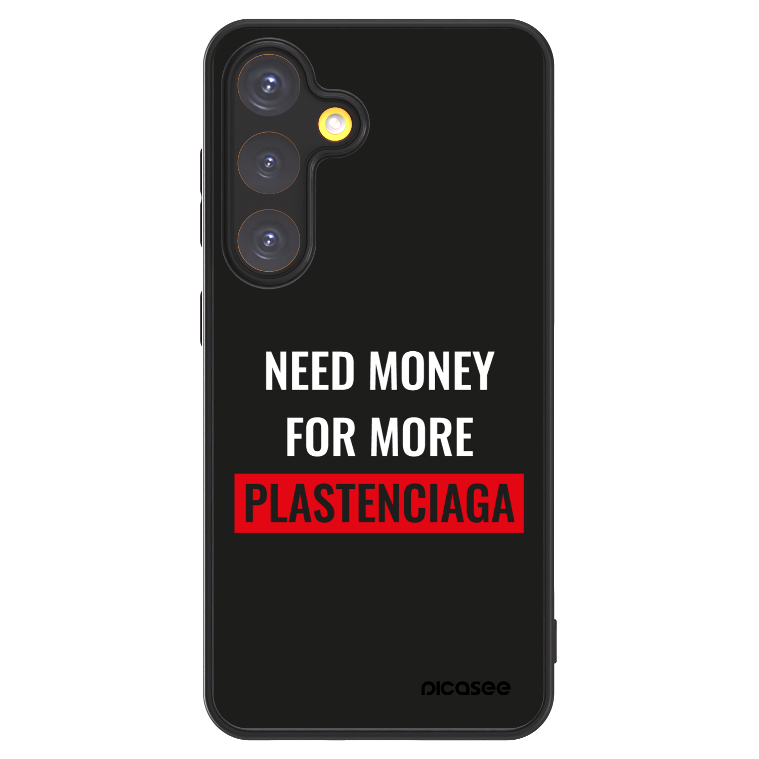 Picasee ULTIMATE CASE PowerShare für Samsung Galaxy S24 S921B 5G - More PLASTENCIAGA