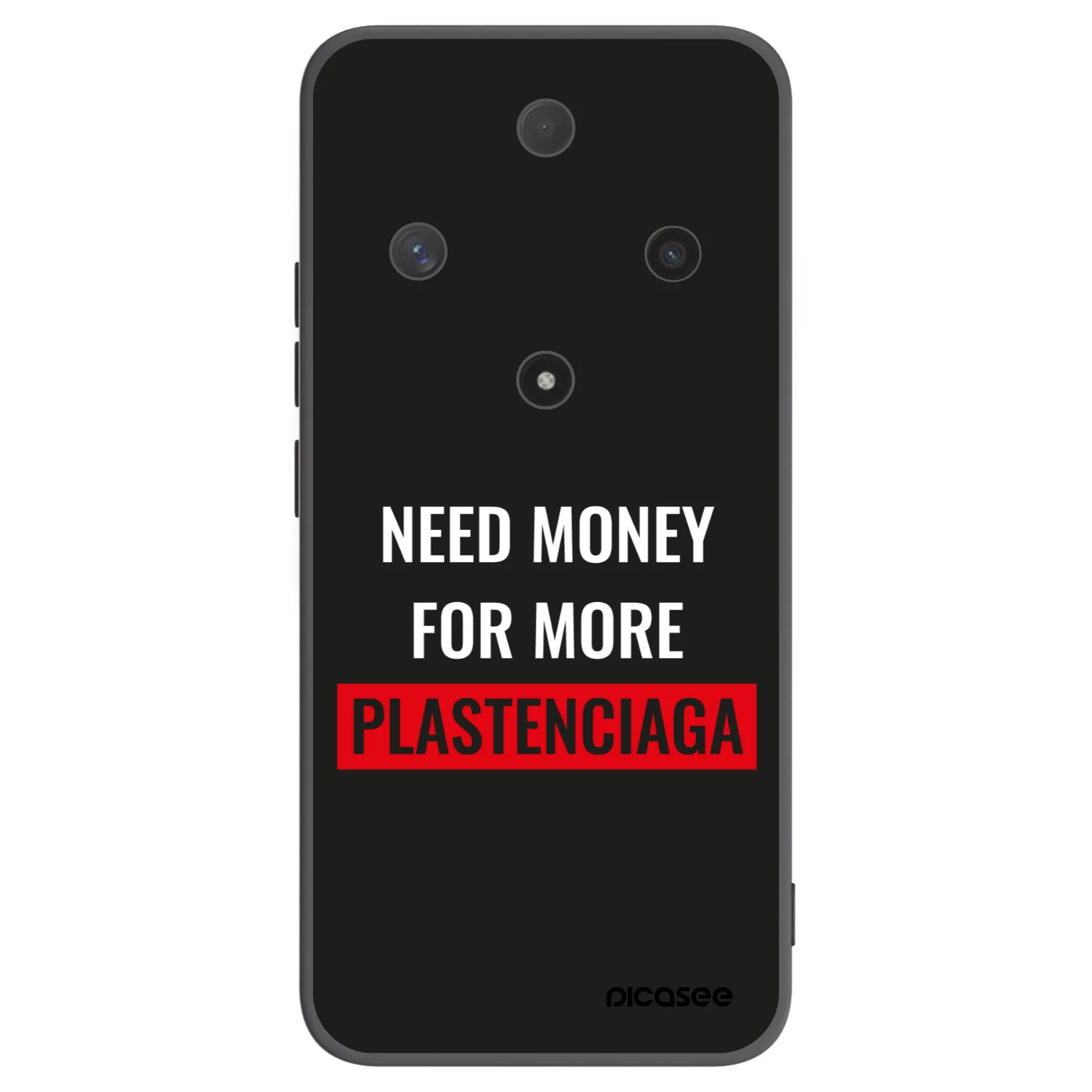 Picasee Honor Magic6 Lite 5G Hülle - Schwarzes Silikon - More PLASTENCIAGA