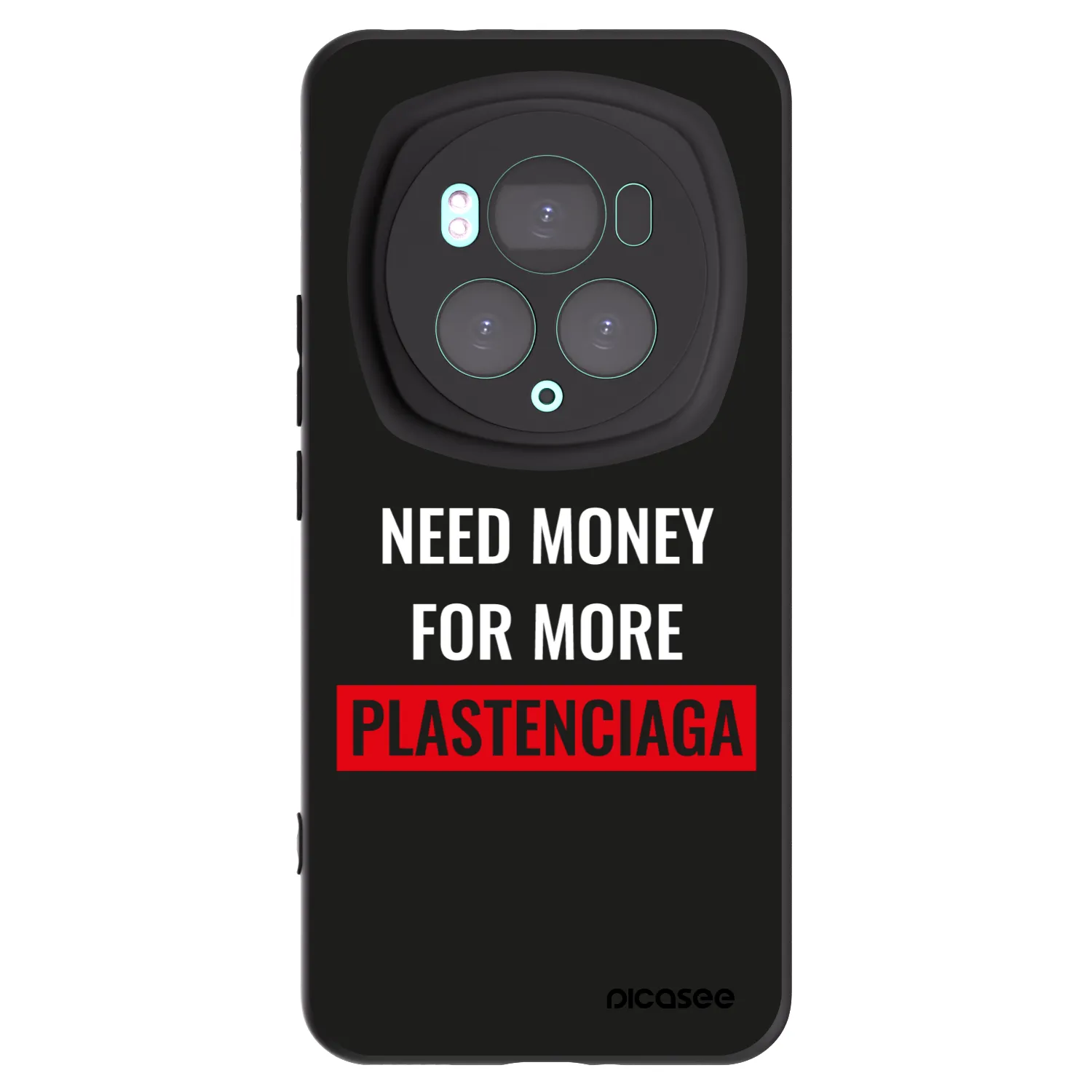 Picasee Honor Magic6 Pro Hülle - Schwarzes Silikon - More PLASTENCIAGA