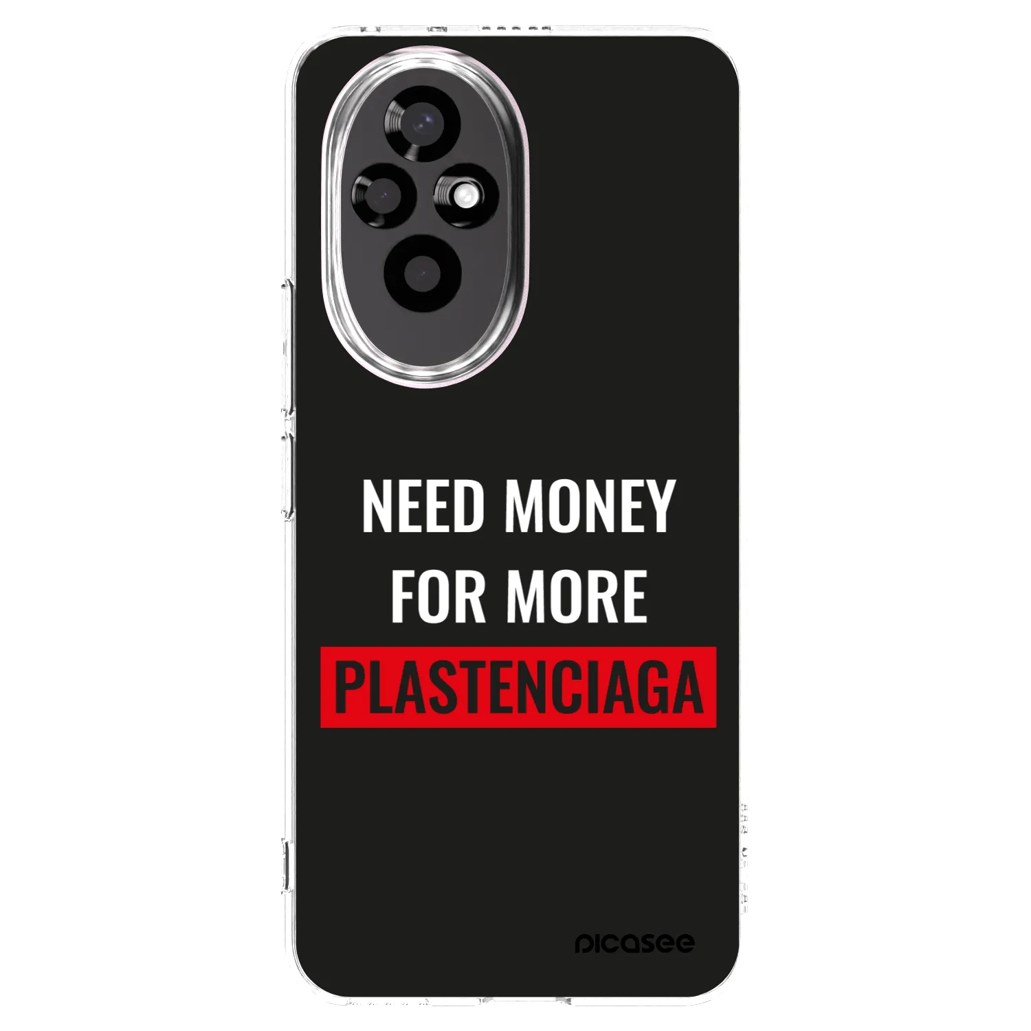 Picasee Honor 200 Pro 5G Hülle - Transparentes Silikon - More PLASTENCIAGA