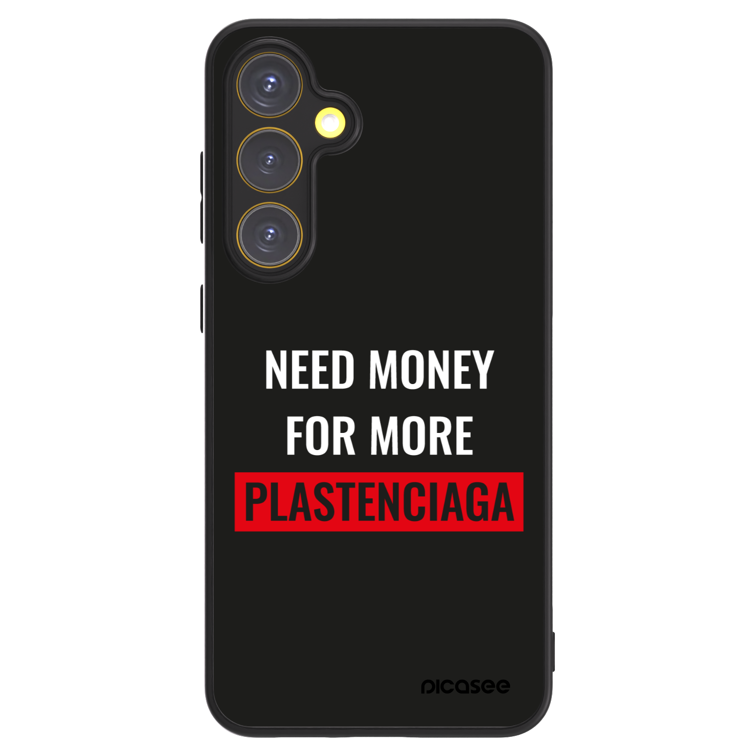 Picasee ULTIMATE CASE PowerShare für Samsung Galaxy S24 FE S721B - More PLASTENCIAGA