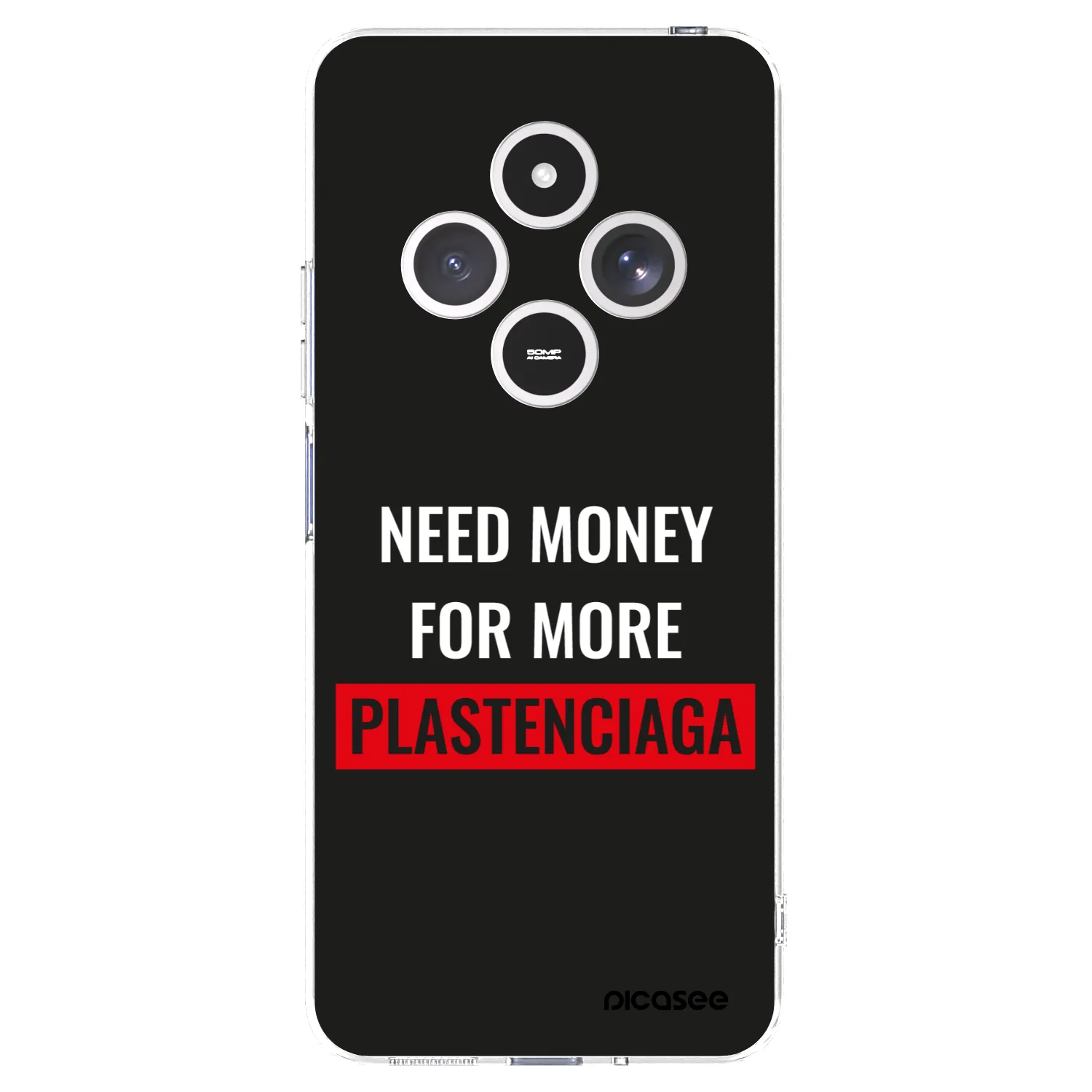 Picasee Xiaomi Redmi 14C Hülle - Transparentes Silikon - More PLASTENCIAGA