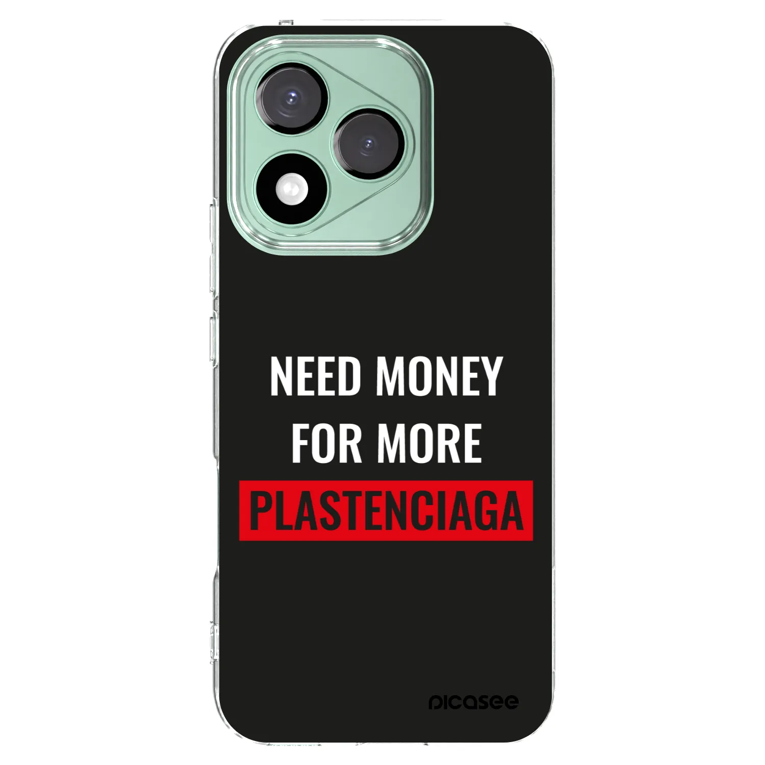 Picasee Honor 400 Lite 5G Hülle - Transparentes Silikon - More PLASTENCIAGA