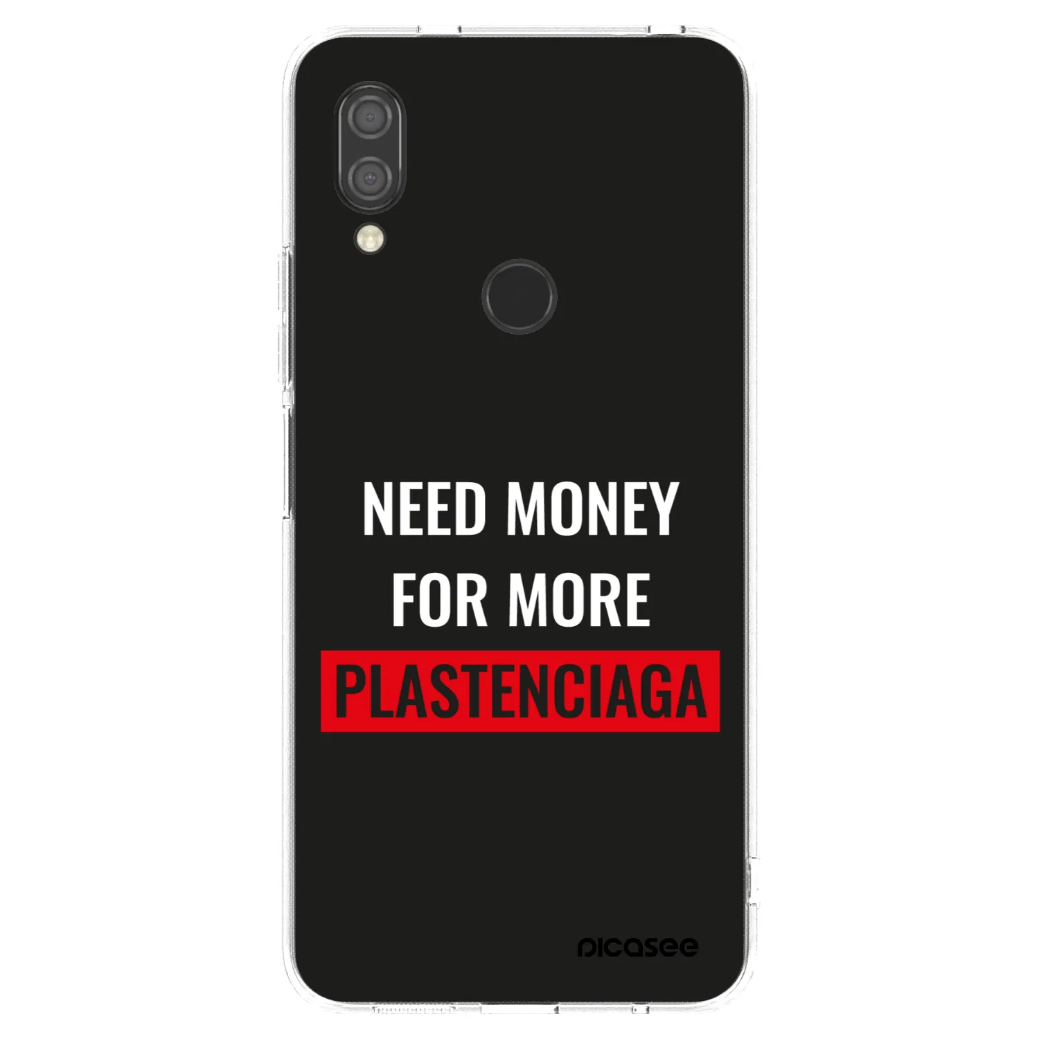 Picasee Xiaomi Redmi 7 Hülle - Transparentes Silikon - More PLASTENCIAGA