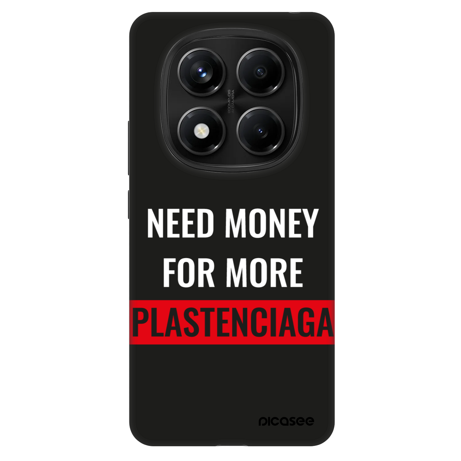 Picasee Fashion Case für Xiaomi Redmi Note 14 Pro 5G - More PLASTENCIAGA