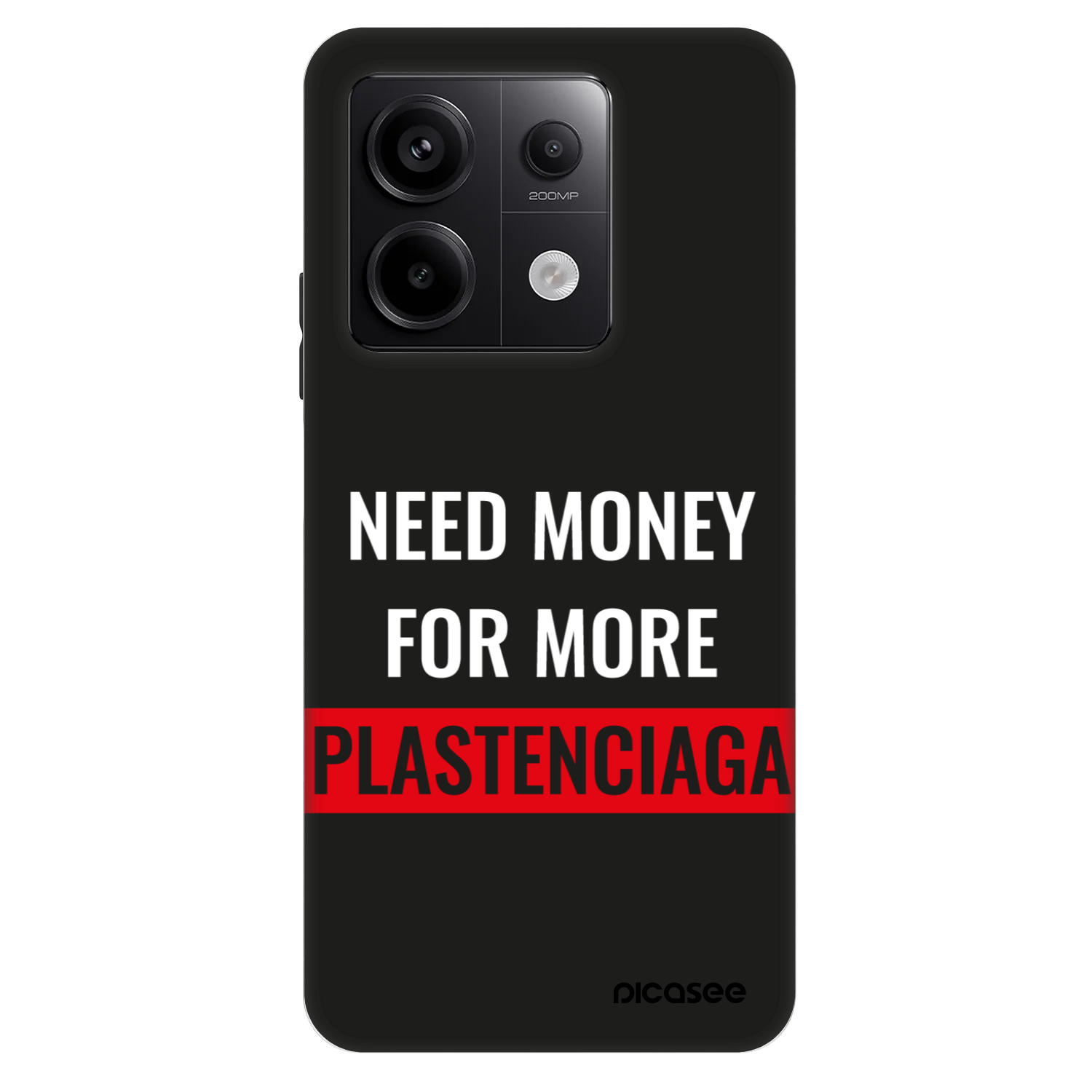 Picasee Fashion Case für Xiaomi Redmi Note 13 Pro 5G - More PLASTENCIAGA
