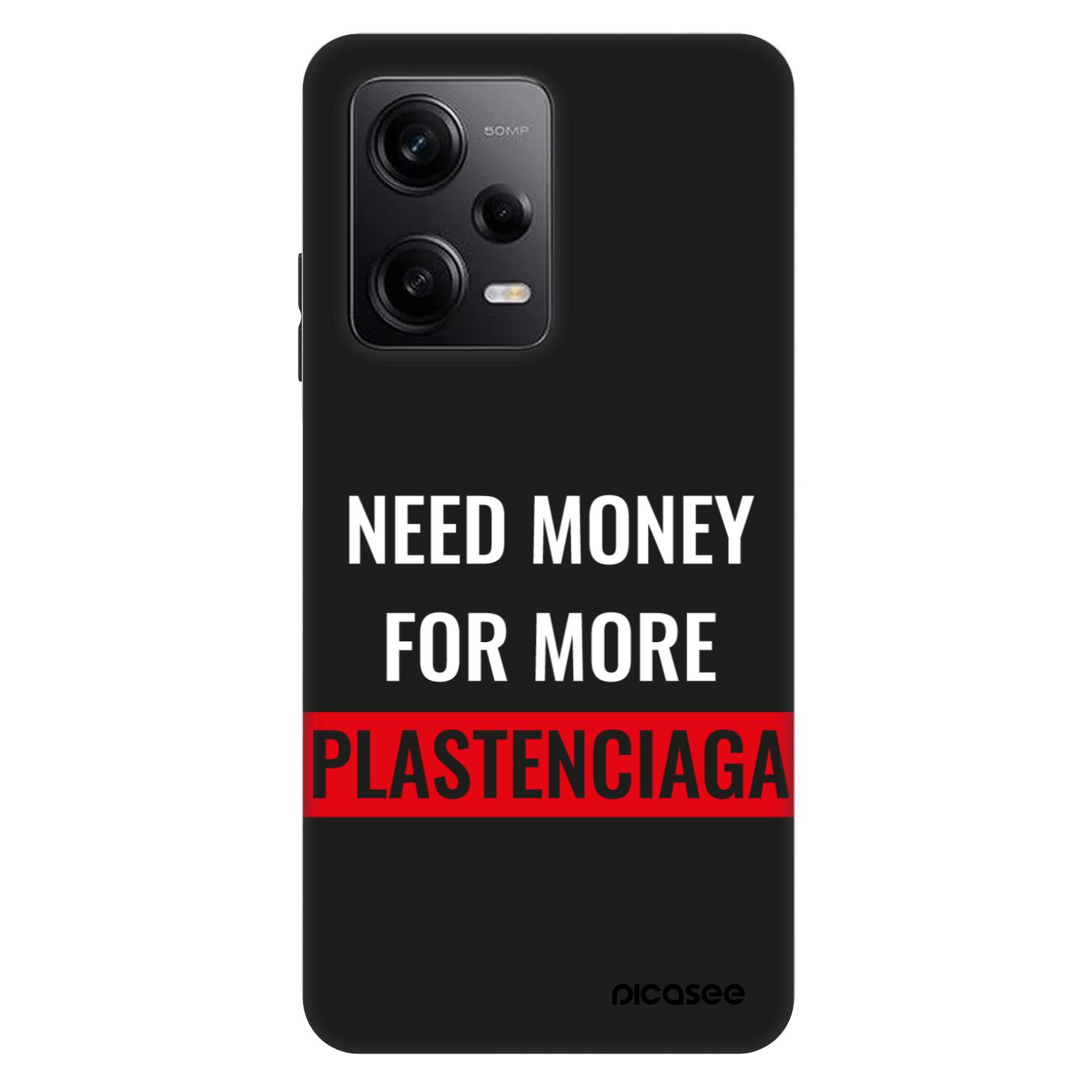 Picasee Fashion Case für Xiaomi Redmi Note 12 Pro 5G - More PLASTENCIAGA