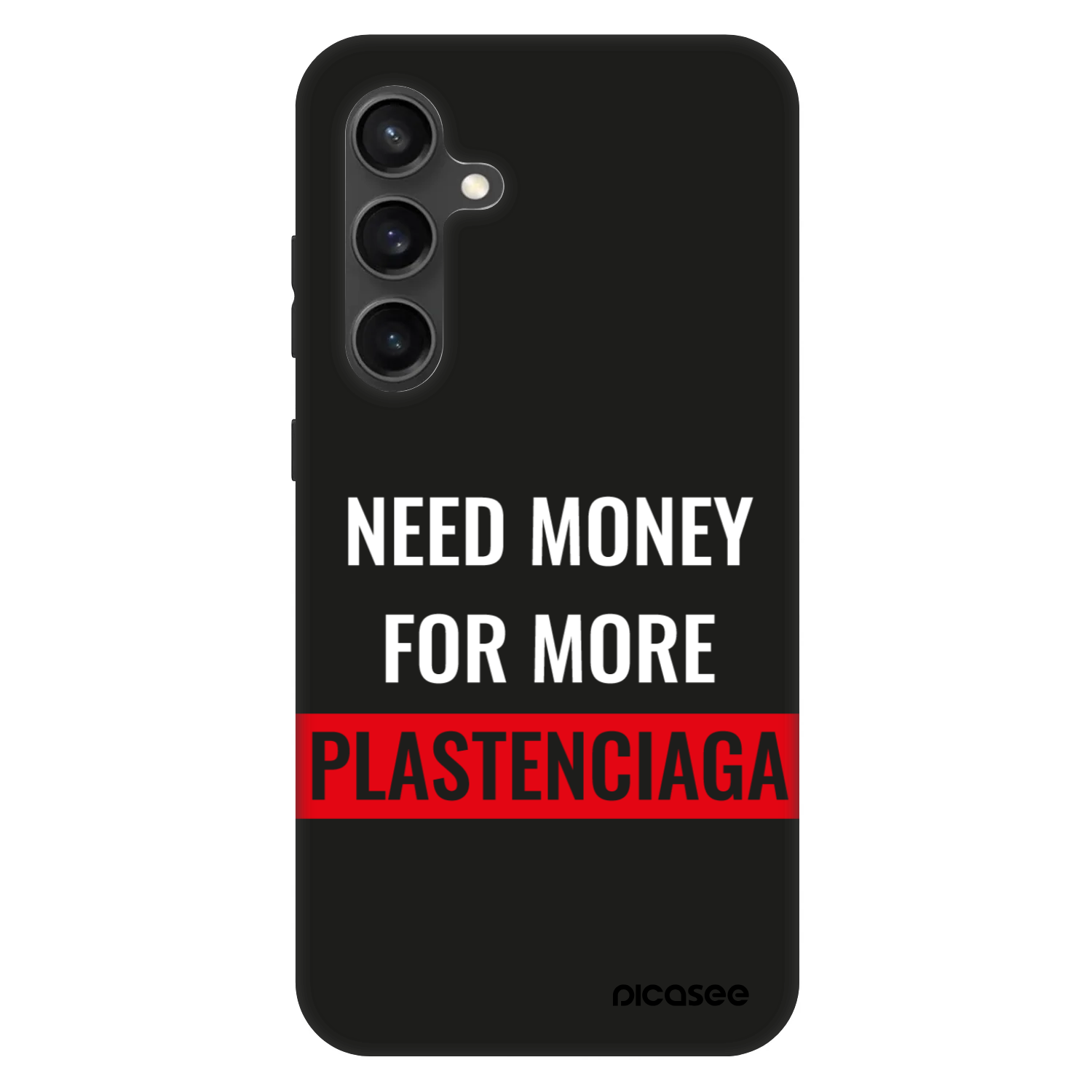 Picasee Fashion Case für Samsung Galaxy S24 FE S721B - More PLASTENCIAGA