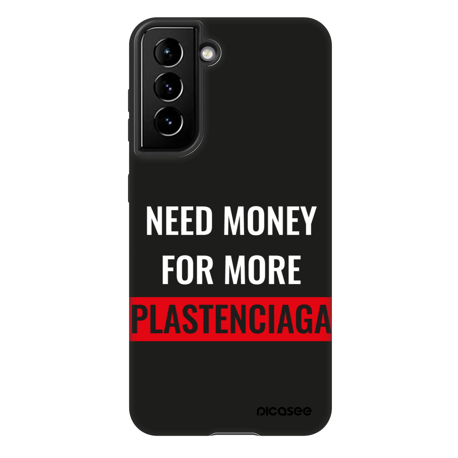 Picasee Fashion Case für Samsung Galaxy S22 5G - More PLASTENCIAGA