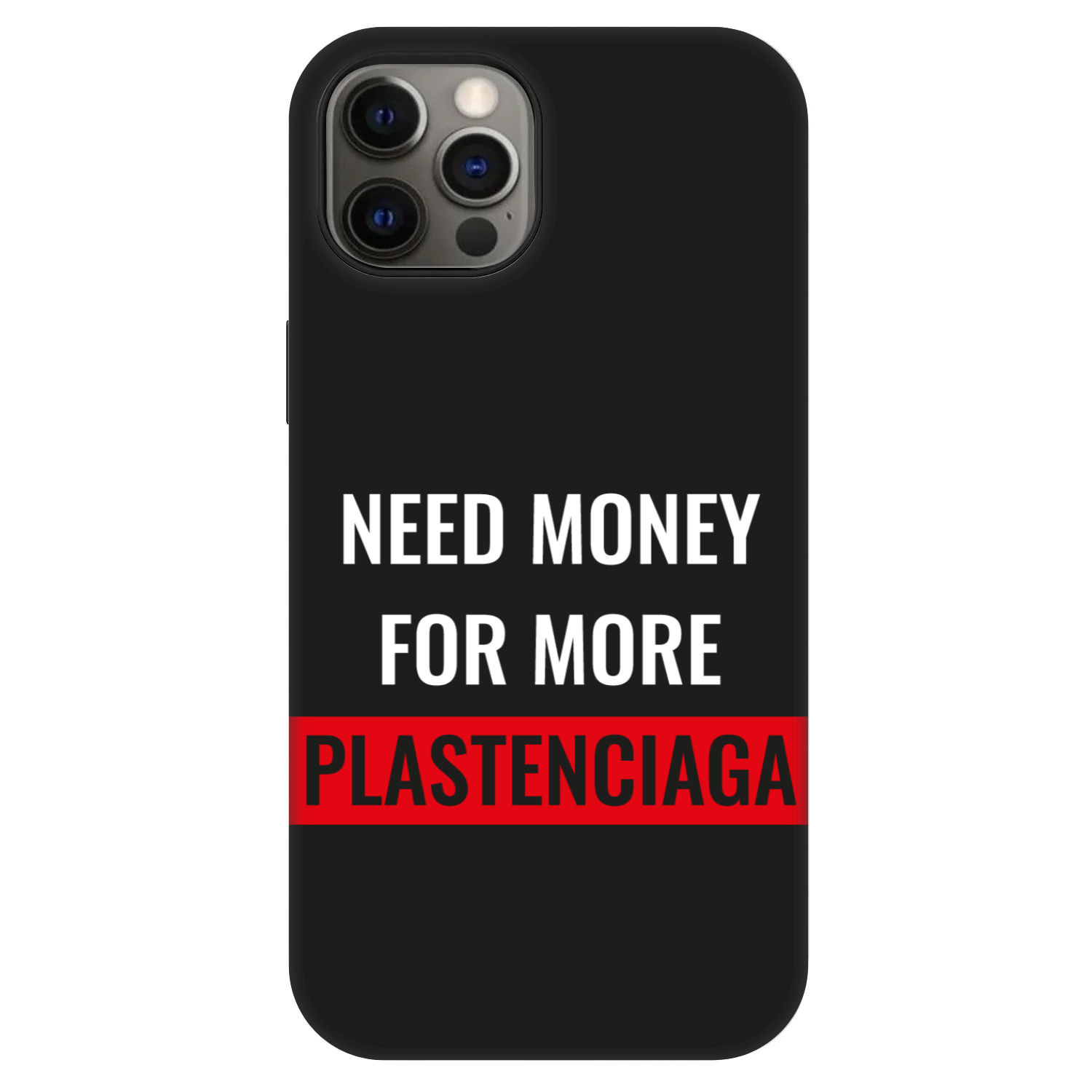 Picasee Fashion Case MagSafe für Apple iPhone 12 - More PLASTENCIAGA