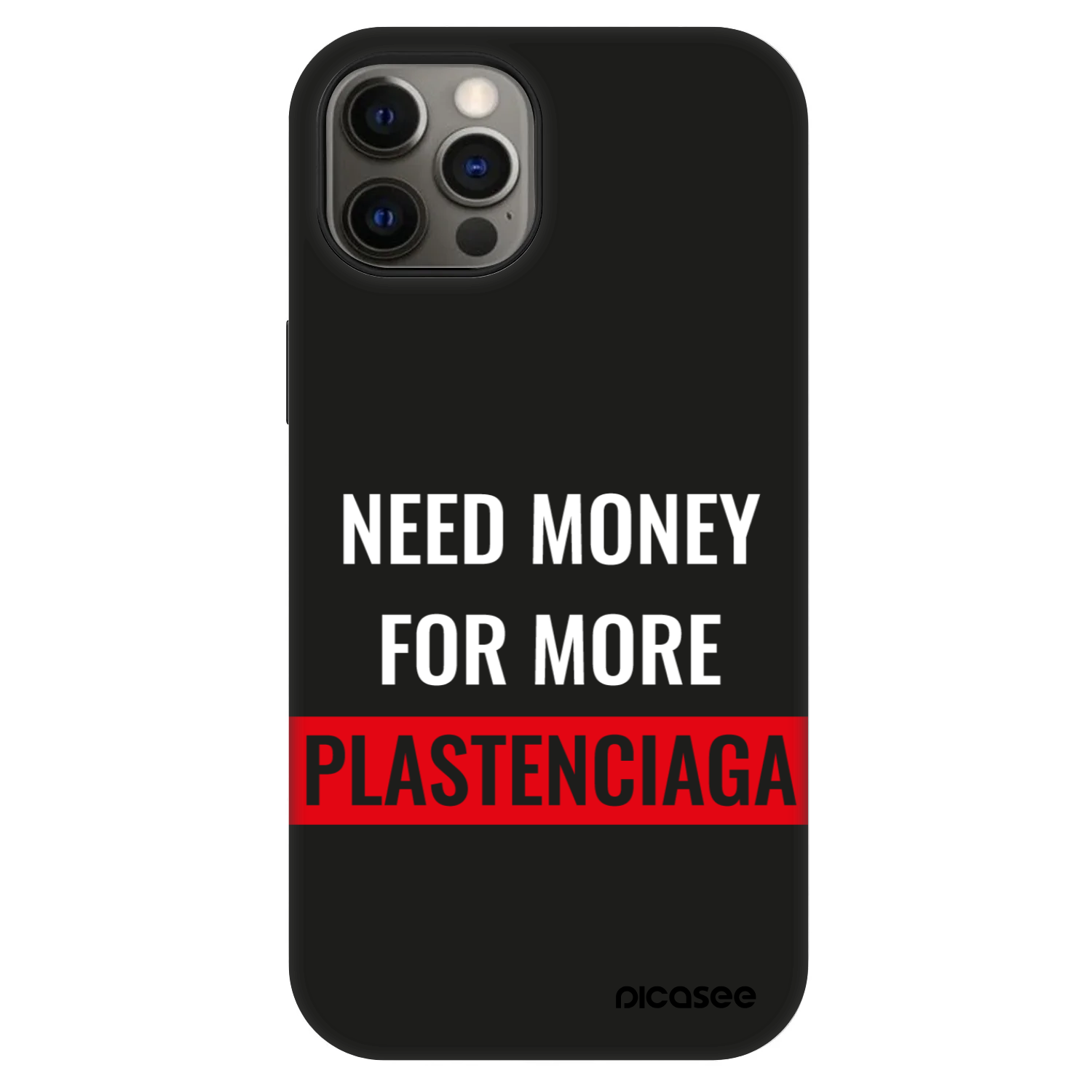 Picasee Fashion Case MagSafe für Apple iPhone 12 Pro - More PLASTENCIAGA