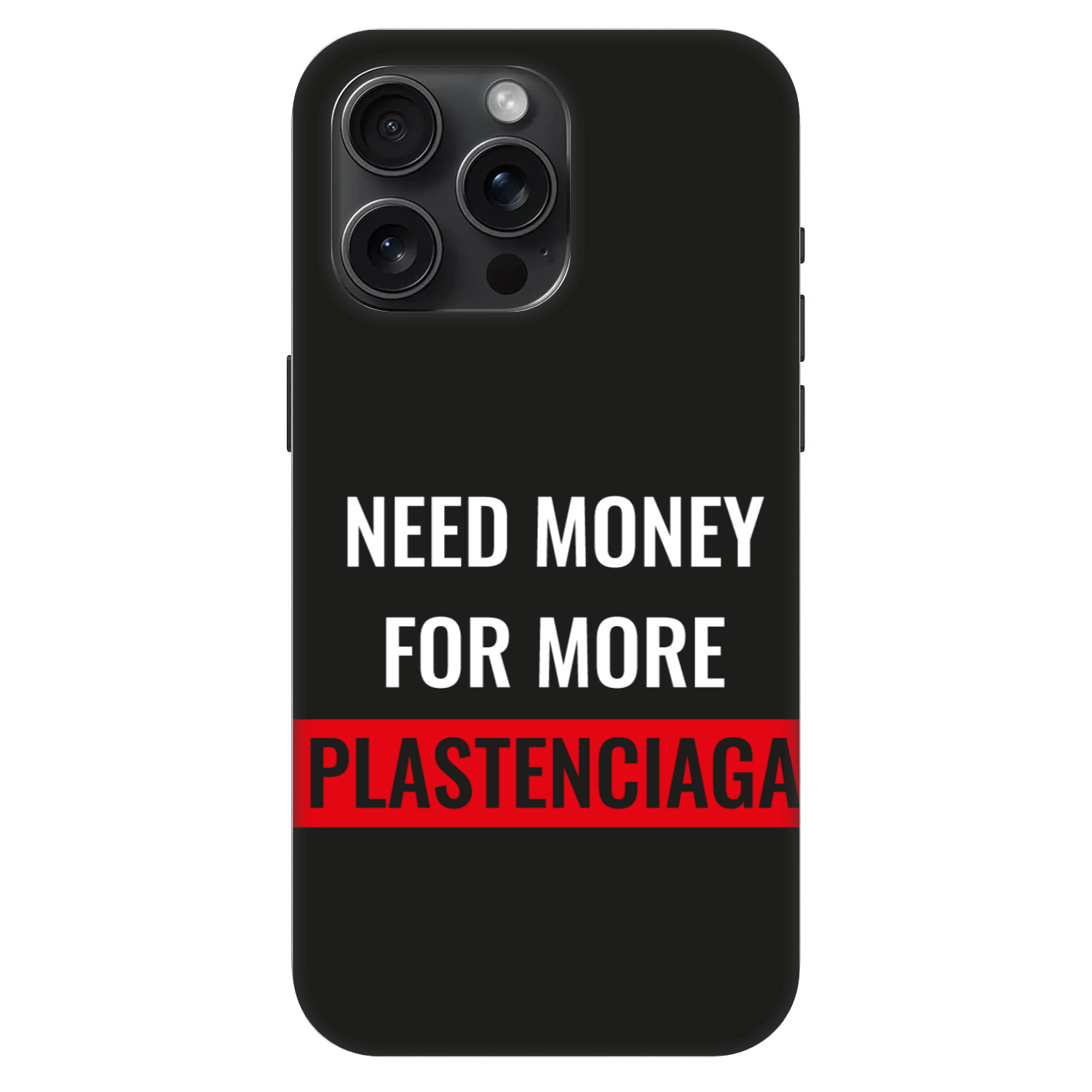 Picasee Fashion Case MagSafe für Apple iPhone 15 Pro Max - More PLASTENCIAGA