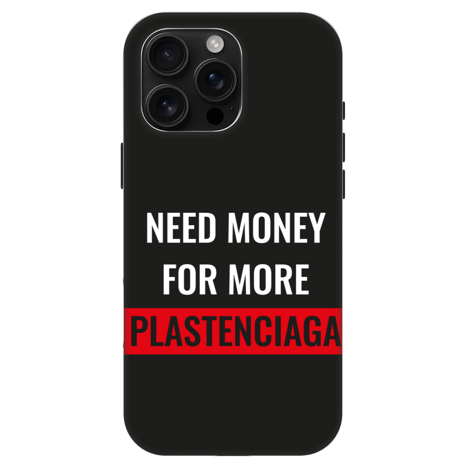 Picasee Fashion Case MagSafe für Apple iPhone 16 Pro Max - More PLASTENCIAGA