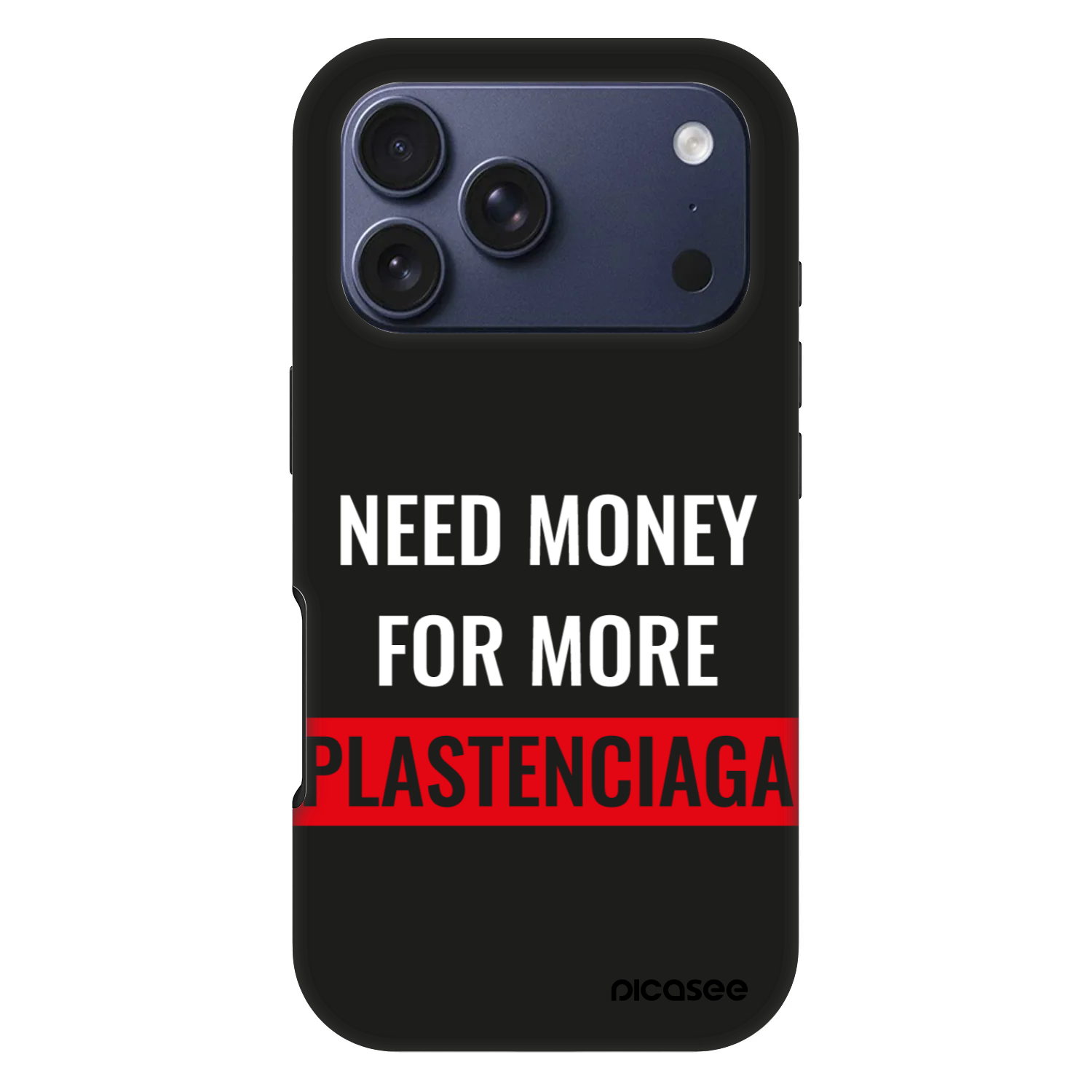 Picasee Fashion Case MagSafe für Apple iPhone 17 Pro - More PLASTENCIAGA