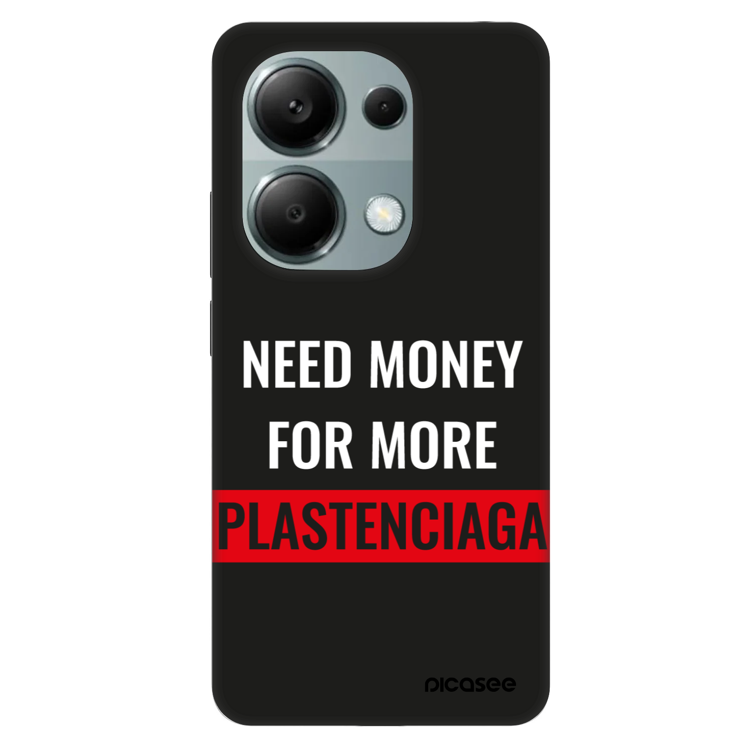 Picasee Fashion Case für Xiaomi Redmi Note 13 Pro 4G - More PLASTENCIAGA