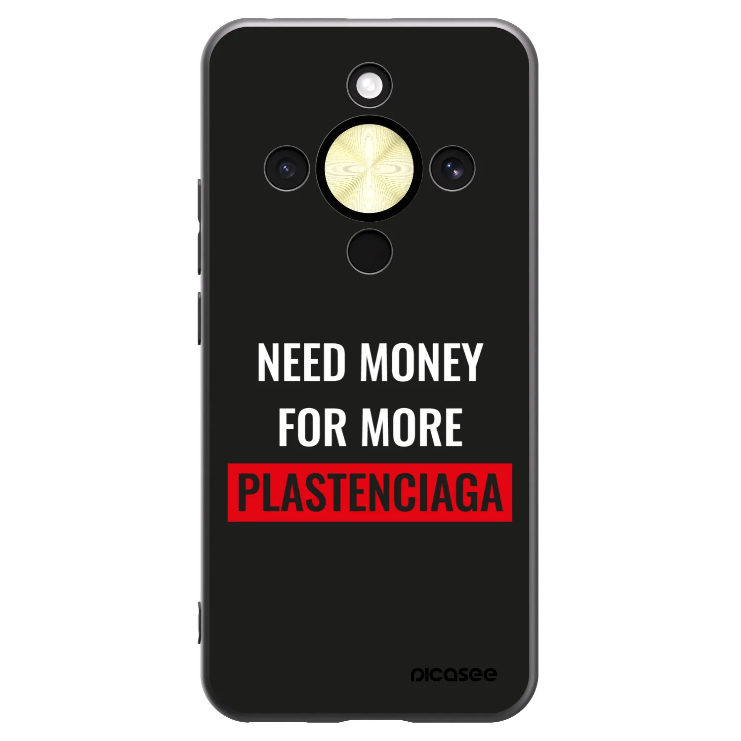 Picasee Honor Magic8 Lite 5G Hülle - Schwarzes Silikon - More PLASTENCIAGA