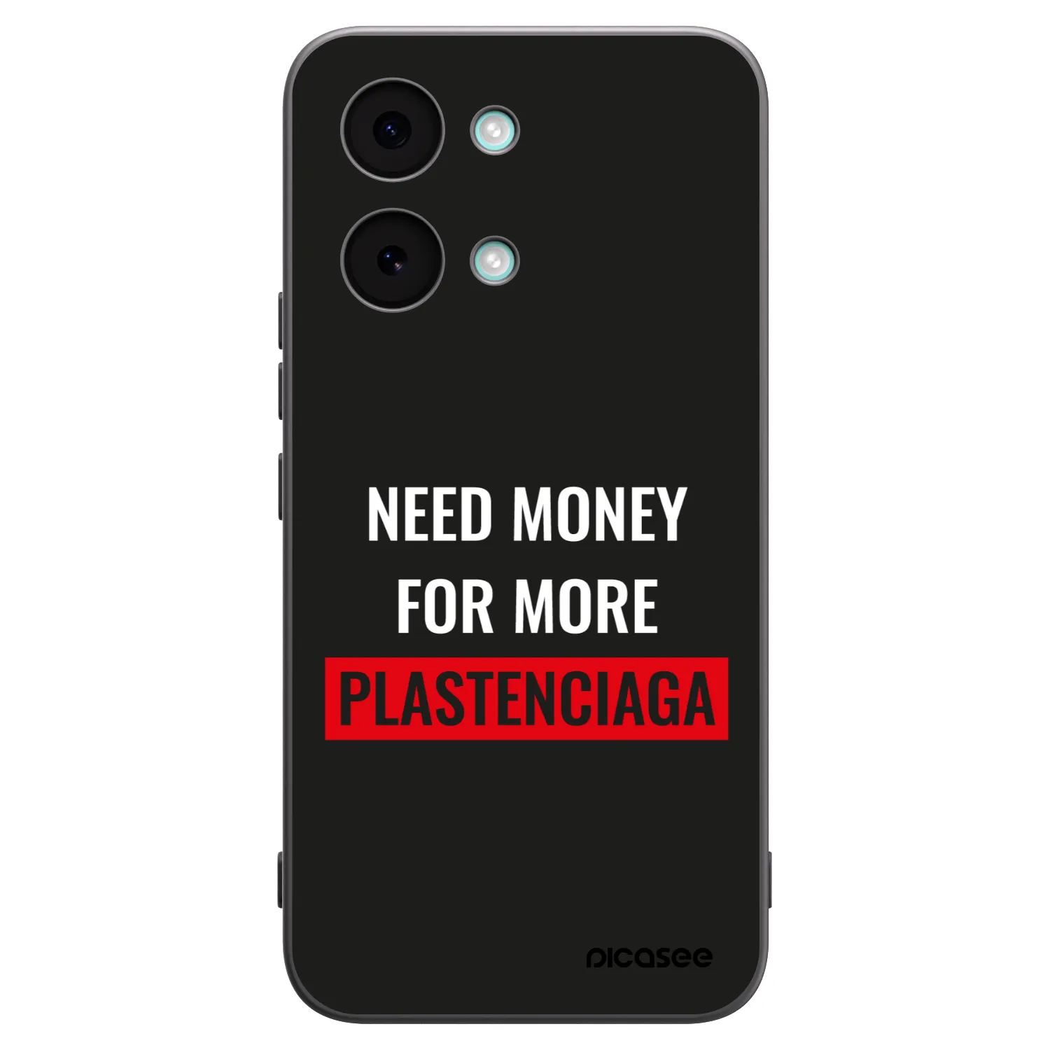 Picasee Xiaomi Poco X8 Pro Max Hülle - Schwarzes Silikon - More PLASTENCIAGA