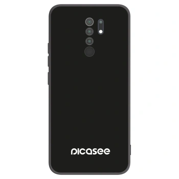 Picasee Xiaomi Redmi 9 Hülle - Schwarzes Silikon - Picasee