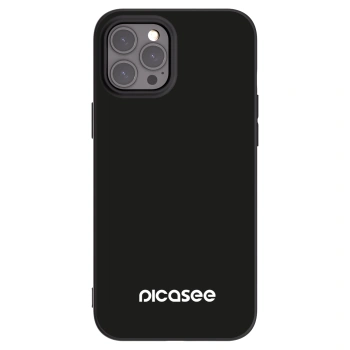 Picasee Apple iPhone 12 Pro Max Hülle - Schwarzes Silikon - Picasee