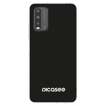 Picasee Xiaomi Redmi 9T Hülle - Schwarzes Silikon - Picasee