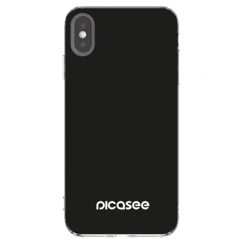 Picasee Apple iPhone XS Max Hülle - Transparentes Silikon - Picasee