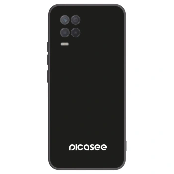Picasee Realme 8 5G Hülle - Schwarzes Silikon - Picasee