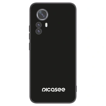 Picasee Xiaomi 12 Pro Hülle - Schwarzes Silikon - Picasee
