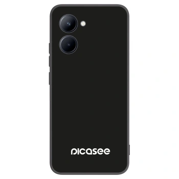 Picasee Realme C33 (2023) Hülle - Schwarzes Silikon - Picasee
