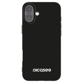 Picasee Apple iPhone 16 Plus Hülle - Schwarzes Silikon - Picasee