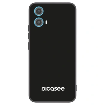 Picasee Motorola Moto G34 5G Hülle - Schwarzes Silikon - Picasee