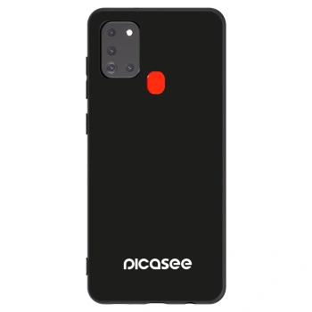 Picasee Samsung Galaxy A21s Hülle - Schwarzes Silikon - Picasee