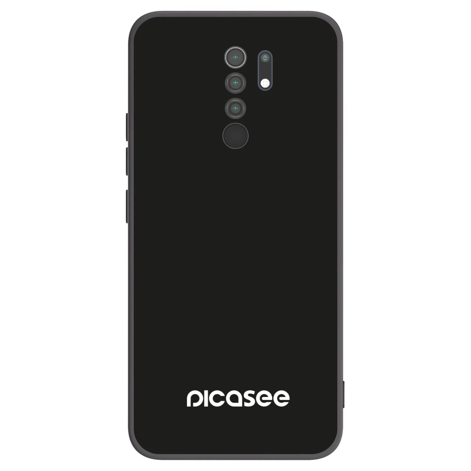 Picasee Xiaomi Redmi 9 Hülle - Schwarzes Silikon - Picasee