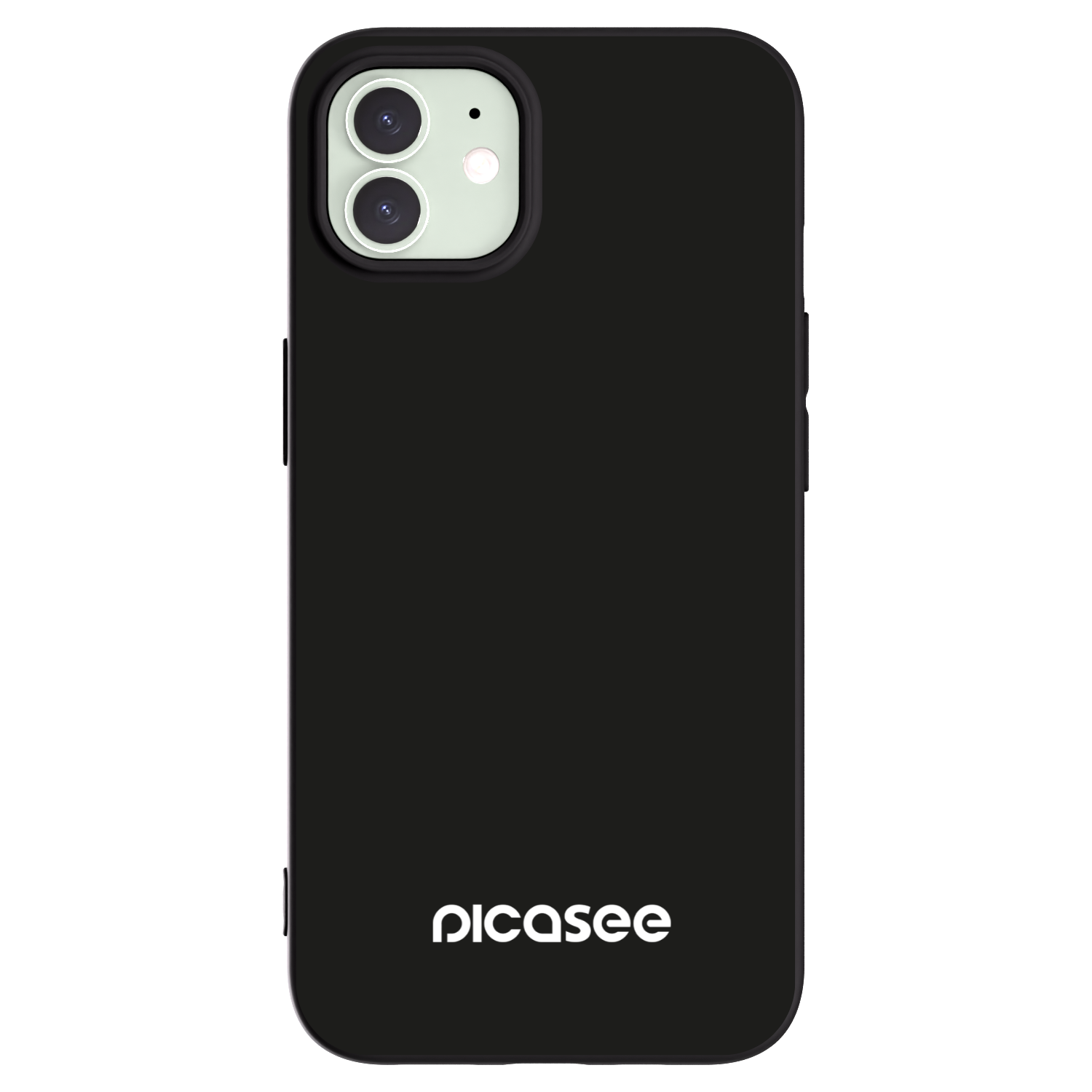 Picasee Apple iPhone 12 Hülle - Schwarzes Silikon - Picasee
