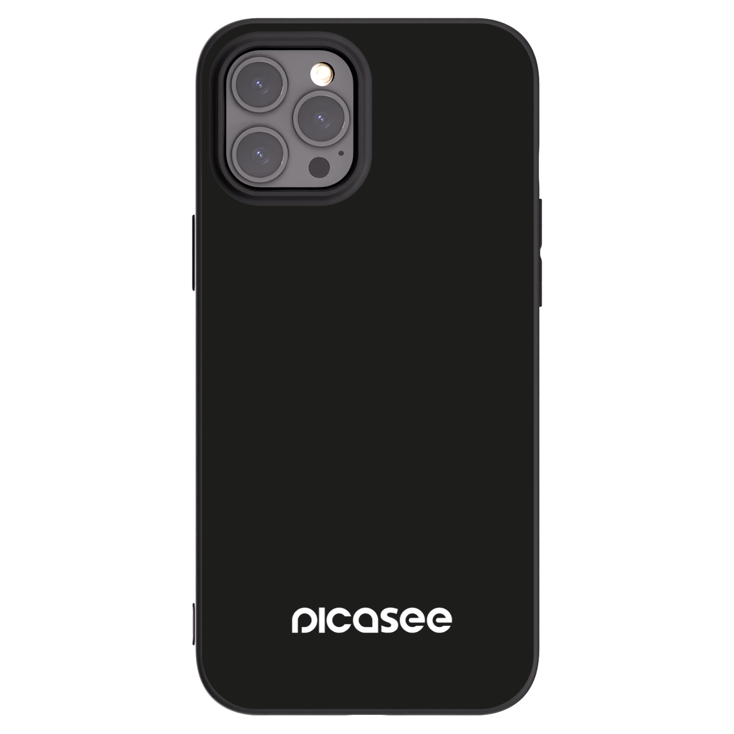 Picasee Apple iPhone 12 Pro Max Hülle - Schwarzes Silikon - Picasee