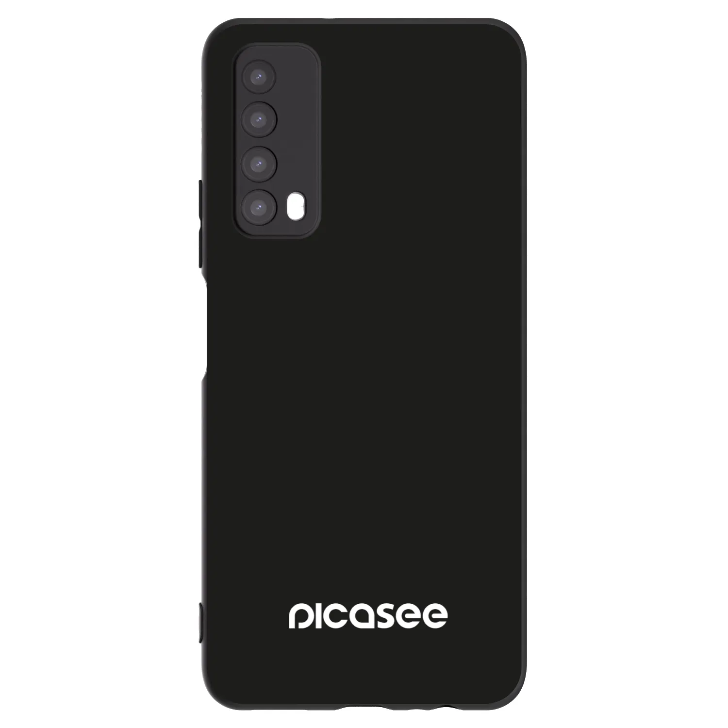 Picasee Huawei P Smart 2021 Hülle - Schwarzes Silikon - Picasee