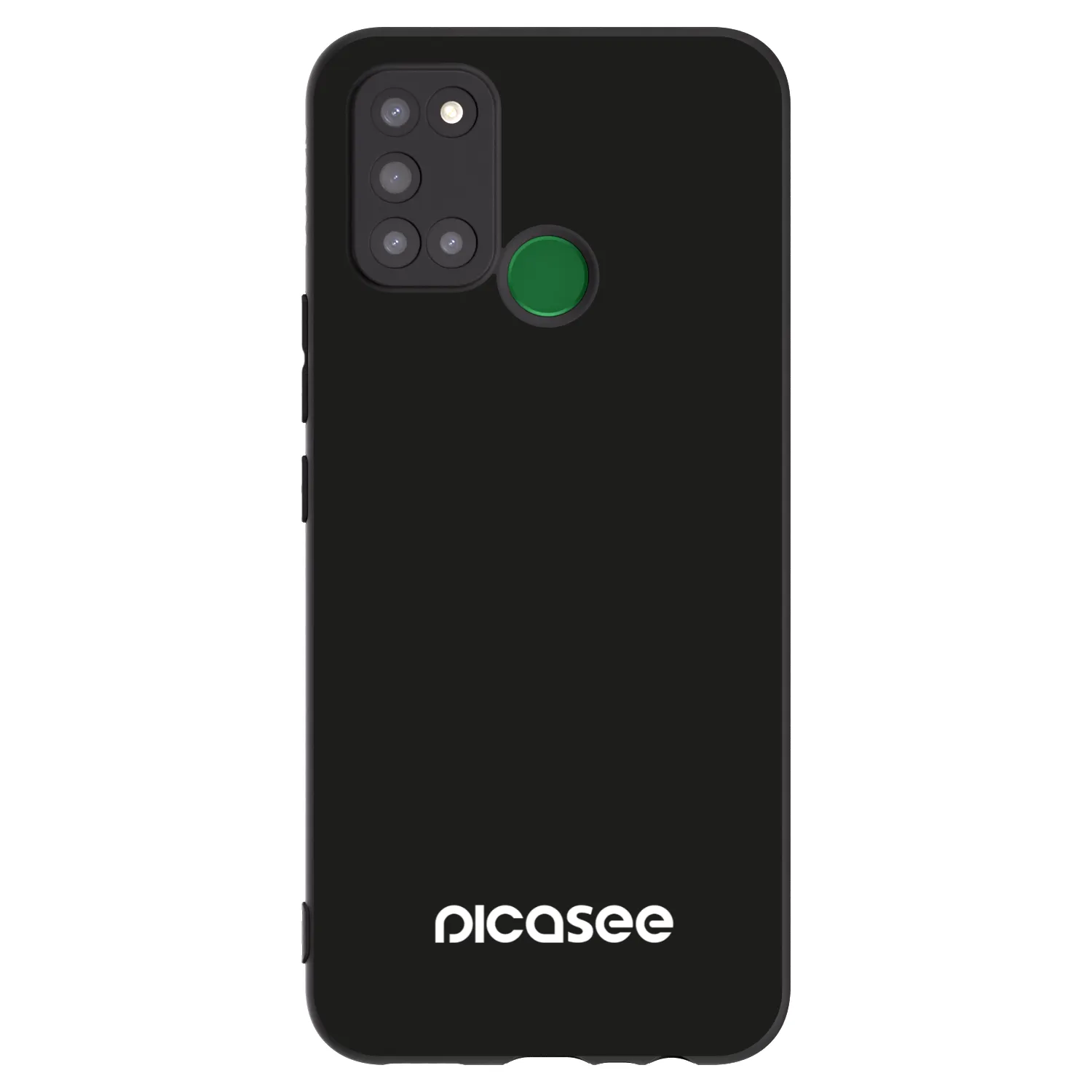 Picasee Realme 7i Hülle - Schwarzes Silikon - Picasee