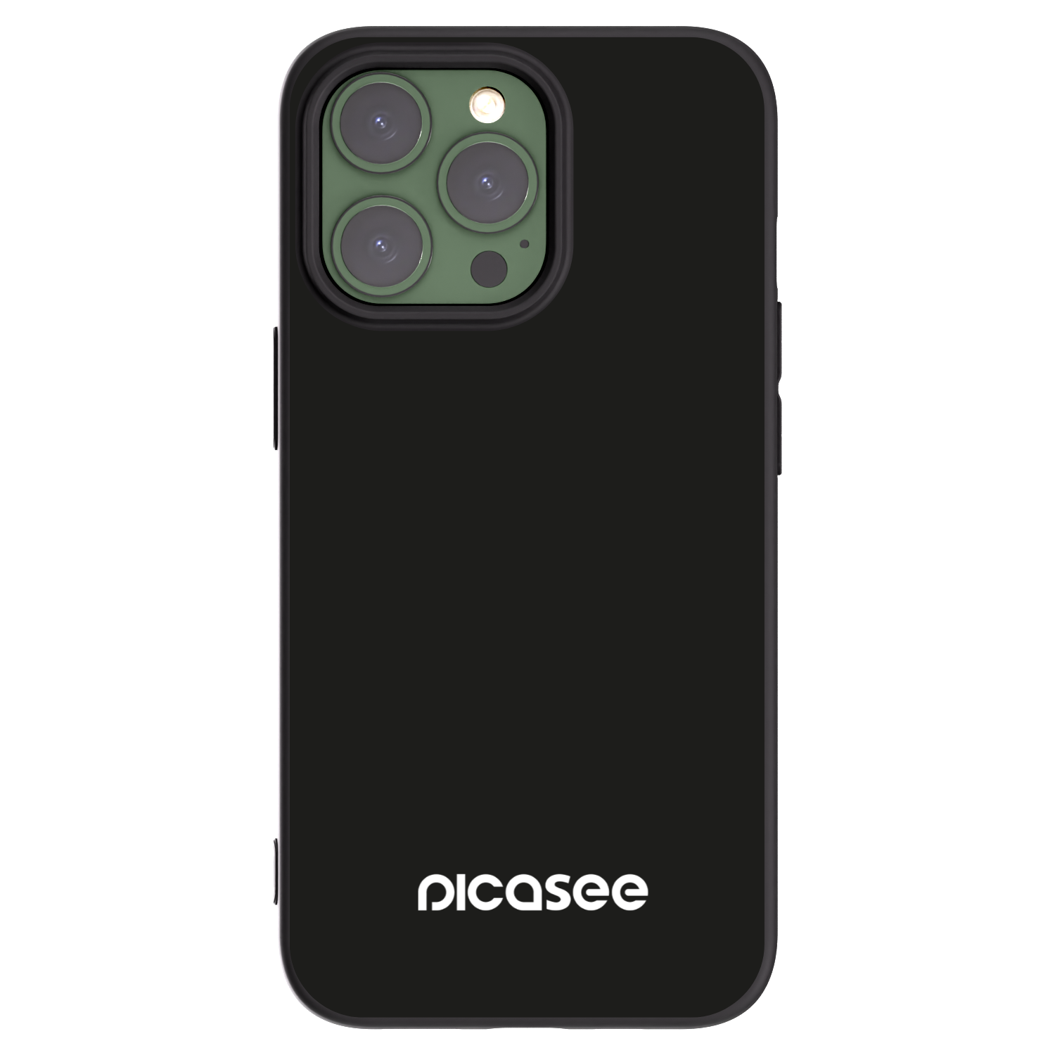 Picasee Apple iPhone 13 Pro Hülle - Schwarzes Silikon - Picasee