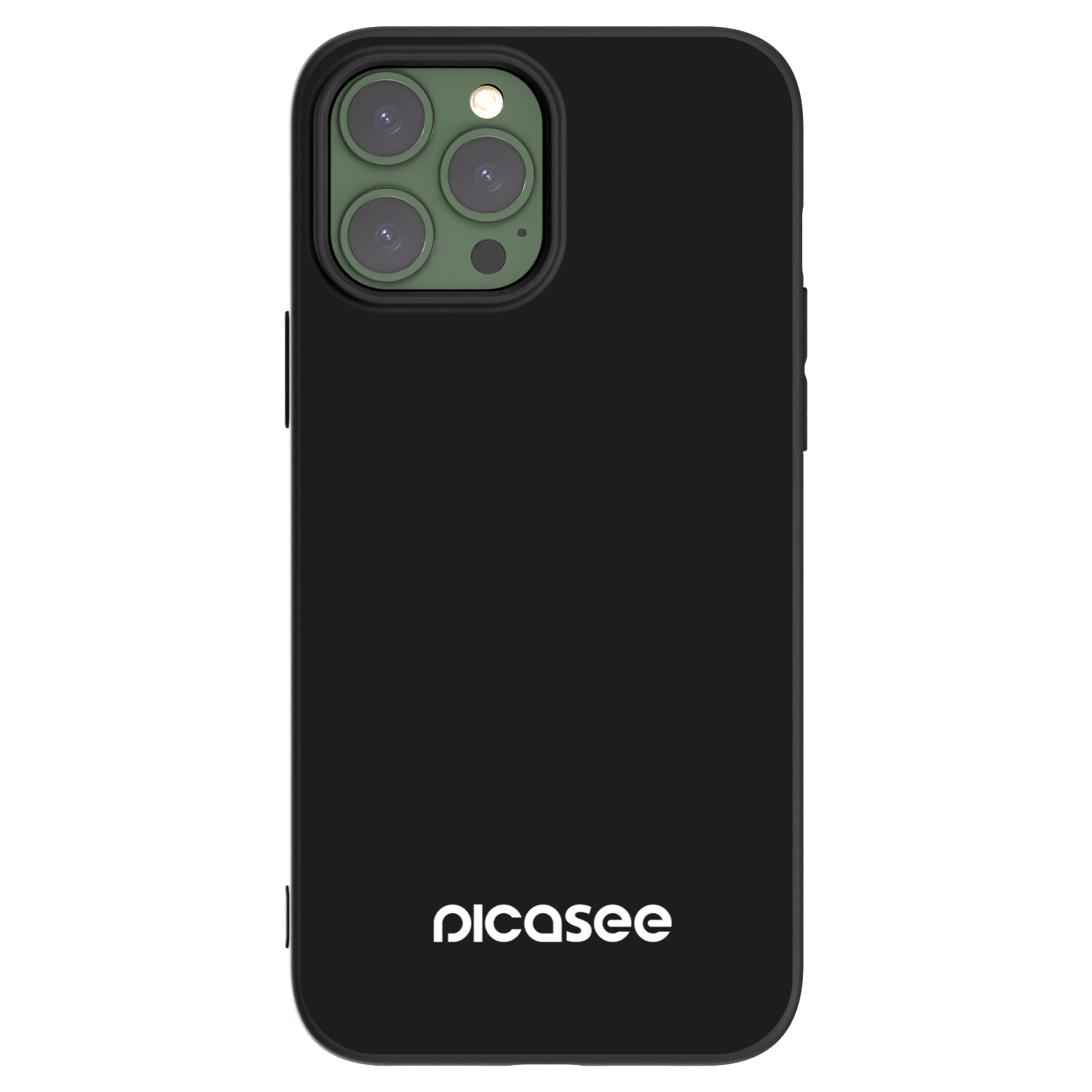 Picasee Apple iPhone 13 Pro Max Hülle - Schwarzes Silikon - Picasee