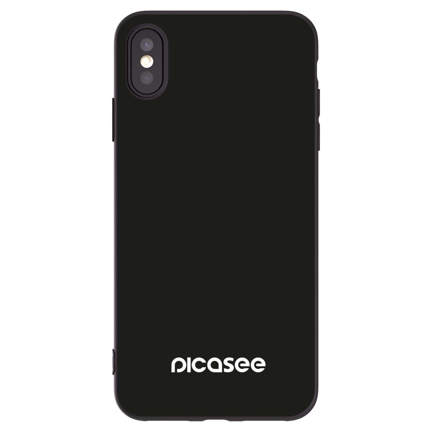 Picasee Apple iPhone XS Max Hülle - Schwarzes Silikon - Picasee