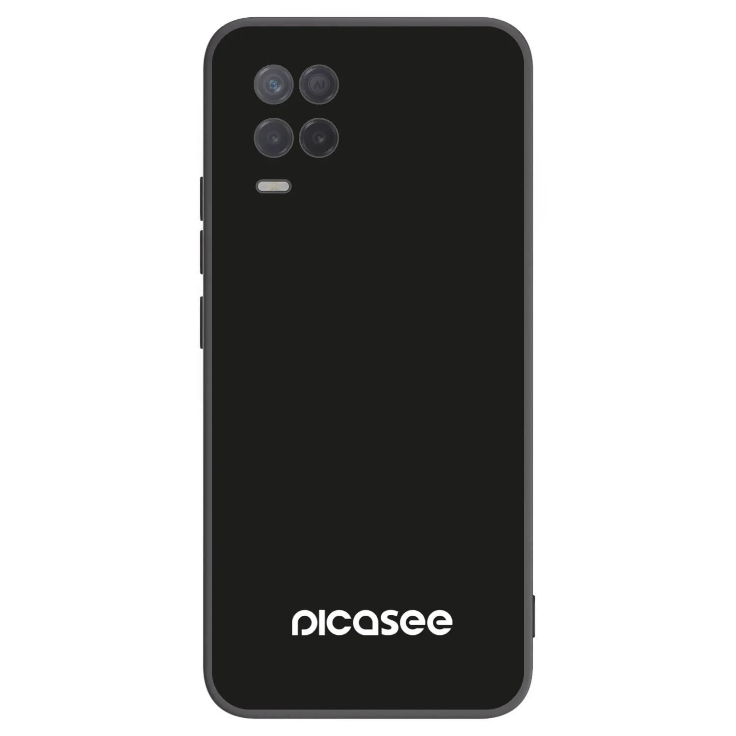 Picasee Realme 8 5G Hülle - Schwarzes Silikon - Picasee